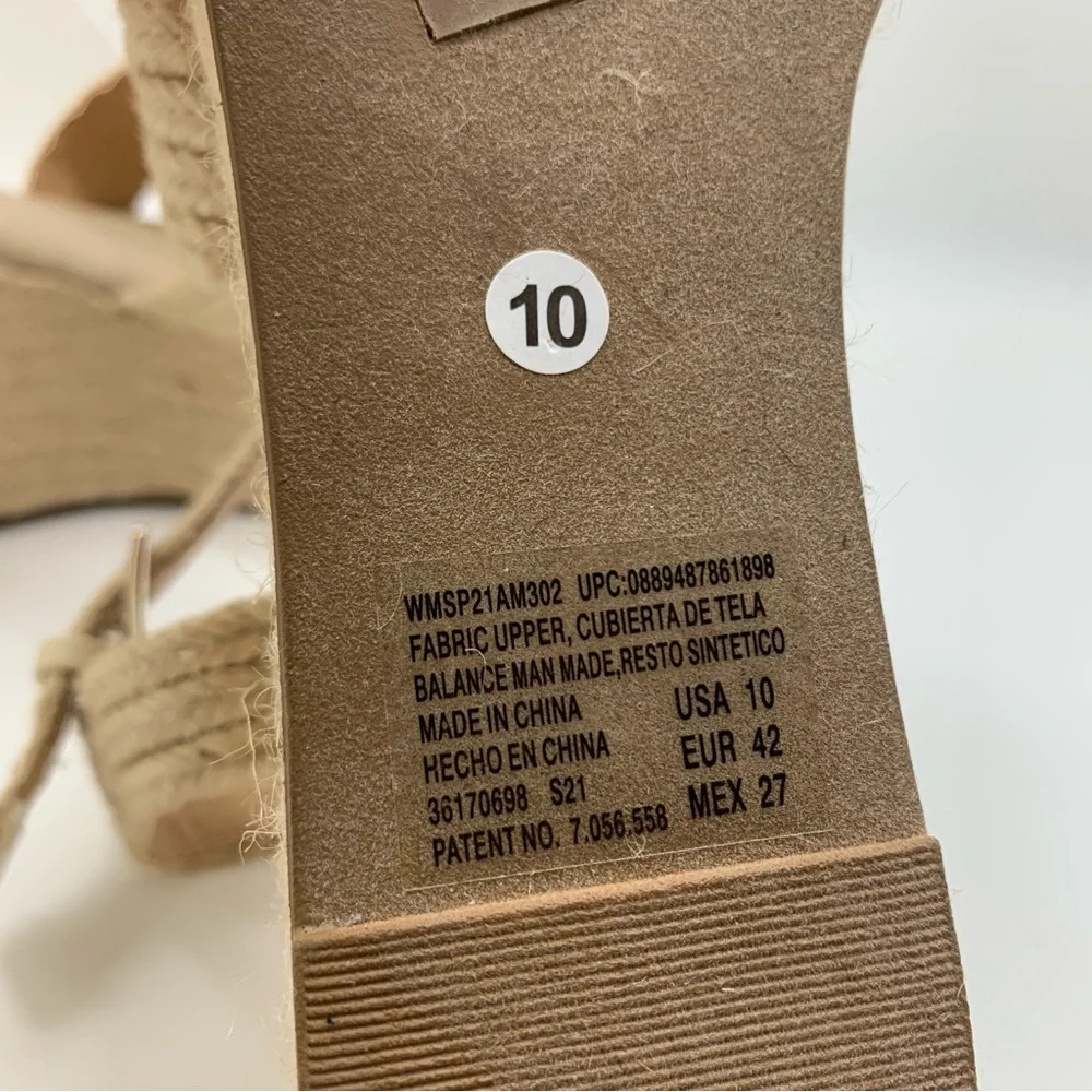 Scoop NYC Women's Jute Wrapped Wedge Sandals Size 10 NWOT - Picture 13 of 14